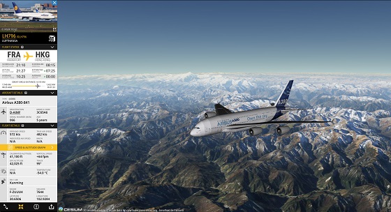 Flightradar24 in 3D